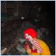 What Ronald McDonald does when McDonalds is closed [pic]