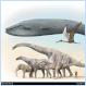 The Largest Animals to Scale ( pic )