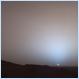 Sunset on Mars -- May 19th, 2005 at Gusev crater [Pic]